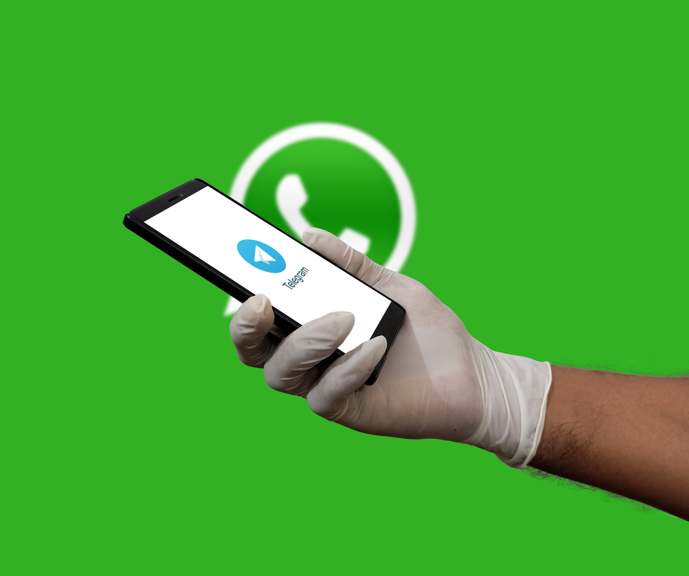 Telegram x WhatsApp